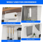 Paper Towel Holder Under Cabinet, Self-Adhesive, No Drilling, Stainless Steel - Image 4