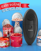 Electric Can Opener, Automatic Hands-Free One Touch, Smooth Edge Safety Cut - Image 8