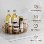 LAMU 3 Pack Lazy Susan Organizer Turntable - Image 3