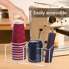 Coffee Bar Accessories and Organizer, Disposable Cup Holder - Image 6