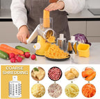 Cambom Rotary Cheese Grater Hand Crank Cheese Shredder - Image 2