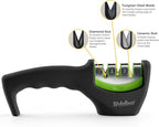 4-in-1 Kitchen Knife Accessories: 3-Stage Knife Sharpener Helps Repair - Image 3