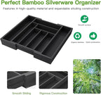 Pipishell Bamboo Expandable Drawer Organizer - Image 5