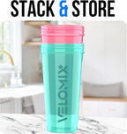 VELOMIX -2 Pack- 28 oz Protein Shaker Bottles - Image 6