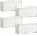 4Pack Clear Paper Towel Dispenser Countertop Acrylic Paper Towel Holder by AFOROEOA