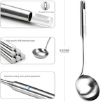 Soup Spoon Ladle, 304 Stainless Steel Cooking Spoon Kitchen Tool - Image 3
