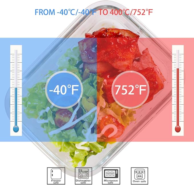 AILTEC Glass Food Storage Containers - Image 3