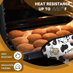 Cow Skin Pot Holder Set of 2, Heat Resistant Potholders Oven Hot Pads - Image 7