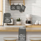 Sratte 6 Pcs Kitchen Decor Accessories Set Farmhouse Towels Pot Holders Oven - Image 3