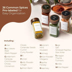 ComSaf 24Pcs Glass Spice Jars - Image 8