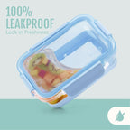 Ello Duraglass 3.4 Cup Meal Prep Sets 10Pc, 5 Pack Set- Glass Food Storage - Image 5