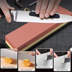 Intelitopia Complete Knife Sharpening Stone Set – Dual Grit Whetstone 400/1000 - Image 5