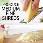 4 PCS Cheese Grater, Stainless Steel Cheese Shredder, Lemon Vegetable Slicer - Image 2