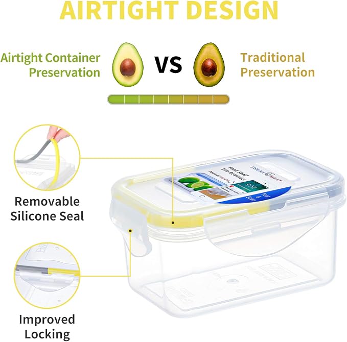 KIGI Small Plastic Food Storage Container Set - Image 3