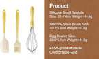 3-Piece Baking Tools Set with Silicone Spatulas, Stainless Steel Whisks & - Image 6