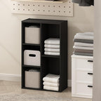 Furinno Reed Closet Organizers and Storage, 5-Cube Reversible Closet Shelves by Furinno-FitsYourSpaceFitsYourBudget