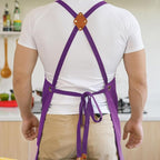 Aoomzoon Canvas Aprons for Men Chef Apron, Work Apron - 16oz Heavy Duty Cross - Image 4