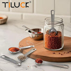 TILUCK Stainless Steel Measuring Spoons Set, Coffee Scoop Spoon, Kitchen Gadgets - Image 5