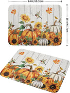 Autumn Harvest Pumpkin Dish Drying Mat - Image 2