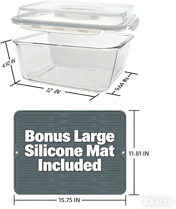 Extra Large Glass Storage Containers - Image 3
