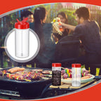 Zhehao 24 Pieces Plastic Spice Containers Plastic Spice Bottles Clear Reusable - Image 4