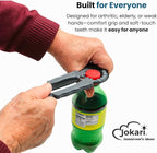 Jokari 3-Pack Multi Bottle Opener – Jar Lid Opener, Can Tab Lifter, Twist Cap - Image 2