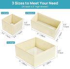 Vtopmart 12 Pack Baby Clothes Organizer, Dresser Drawer Organizer - Image 6