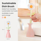 Vigar Florganic Daisy-Shaped Dish Brush - Image 2