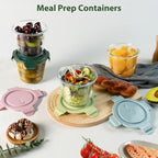 Freshmage 23oz Glass Meal Prep Containers - Image 6