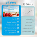 10 Pcs Sublimation Cutting Board Blanks, Textured Tempered Glass Cutting Boards - Image 5