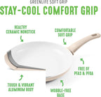 GreenLife 16 Piece Nonstick Cookware Set, Soft Grip Non-Toxic PFAS-Free Ceramic - Image 4