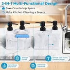 Kitchen Hand Soap and Dish Soap Dispenser Set, Dual Soap Dispenser - Image 2