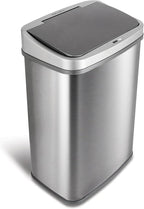 Ninestars DZT-50-28BR Automatic Touchless Motion Sensor Rectangular Trash Can by NINESTARS