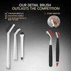 Grout Cleaning Brushes Set Deep Cleaner Multi-Purpose Stiff Bristle Brush - Image 7