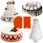 6pcs Cake Scraper Decorating Comb and Icing Smoother Reusable Bread Cream Pizza - Image 4