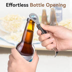 Anyongora 2-in-1 Can Punch Opener & Bottle Opener, Can Opener, Stainless Steel - Image 2