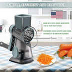 Cheese Grater with Handle, Vegetables and Fruits and Easy to Clean - Image 2