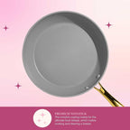 Paris Hilton Iconic Nonstick Pots and Pans Set, Matching Lids - Image 5