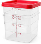 Cambro Food Storage Container - 6 QT Square - Image 3