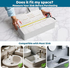 Bathroom Sink Cover for Counter Space, Foldable Silicone Sink Mat Makeup - Image 7