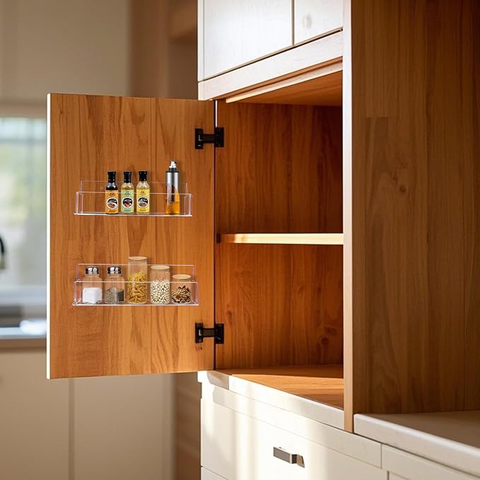 Acrylic Spice Rack Wall Mount - Image 2