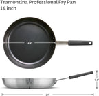 Tramontina Professional 14-Inch Non Stick Extra Large Frying Pan, Heavy-Gauge - Image 3