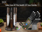 SYOKAMI 2026 Upgrade Knife Set 14 Piece Japanese Style Kitchen Knife Set - Image 3