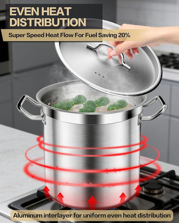 STOCKPOT Stainless Steel Stock Pot - Image 3