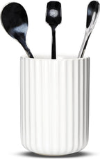 Ceramic Spoon Holder for Coffee Bar, Upright Tea Spoon Holder Cup, Coffee by U-TIMES