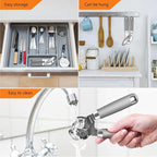 Can Opener, Professional 3-In-1 Multifunctional Manual Can Openers Bottle Opener - Image 4