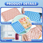 2 Pack Ice Cube Tray with Lid and Bin, Round Ice Cube Trays - Image 3