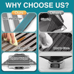 COOL-ANGLE Corner Sink Drying Rack, Heat Resistant Roll Up Mat - Image 2