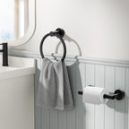 FORIOUS Toilet Paper Holder Wall Mount, SUS304 Stainless Steel Double Post - Image 2