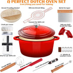 Enameled Cast Iron Dutch Oven Pot - Image 2